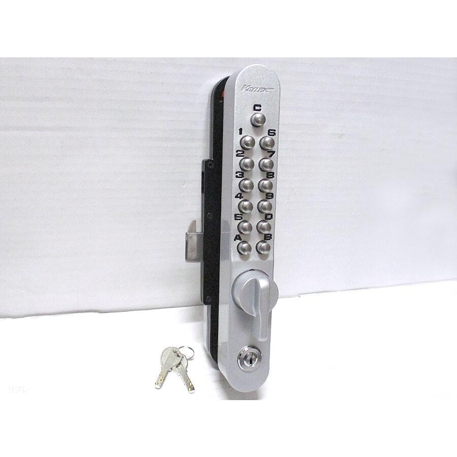 長沢製作所 キーレックス 800シリーズK828TM AS仕上 扉厚30〜45mm 鍵付