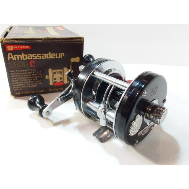 アブ アンバサダー 5600C 赤ベロ 77年 ABU Ambassadeur 右巻き ベイト