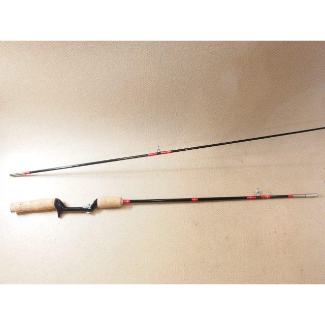 メーカー不明 6ft グラス トップウォーターロッド 2ピースベイトロッド