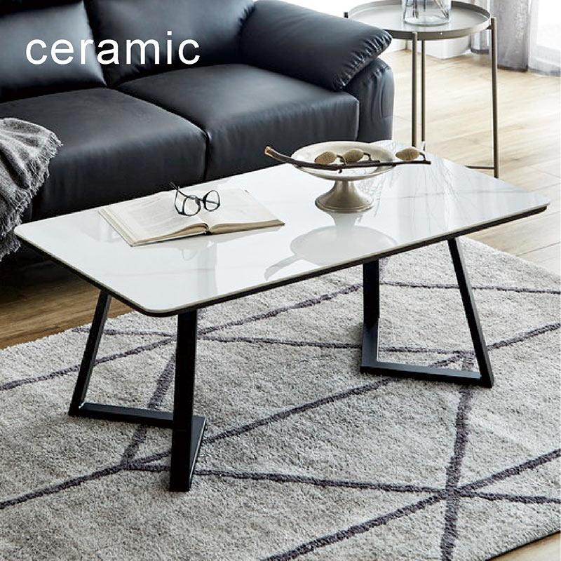 5日P9%〜 センターテーブル 大理石調 おしゃれ 北欧 白 ローテーブル