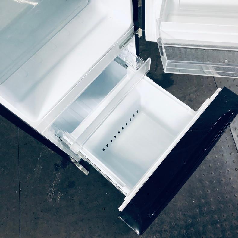 冷蔵庫 中古 REFAGE YRZ-F15LK 2024年製 2ドア 156L ブラック ファン式