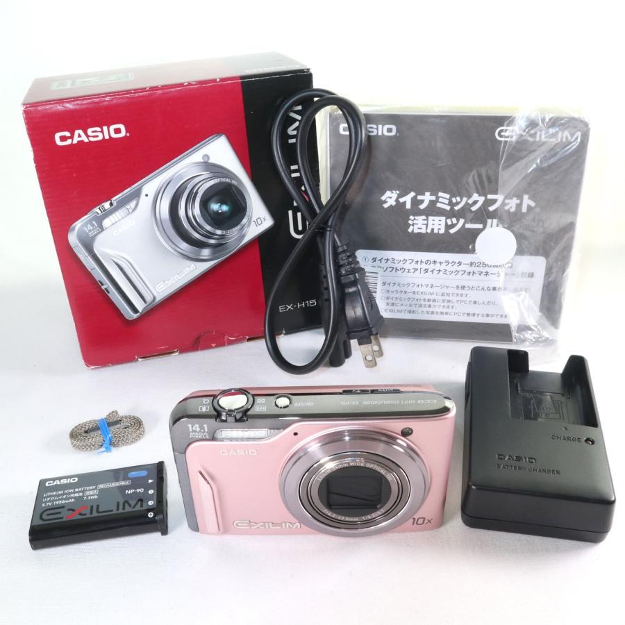中古】 訳あり CASIO EXILIM EX-H15 ピンク カシオ デジカメ デジタル