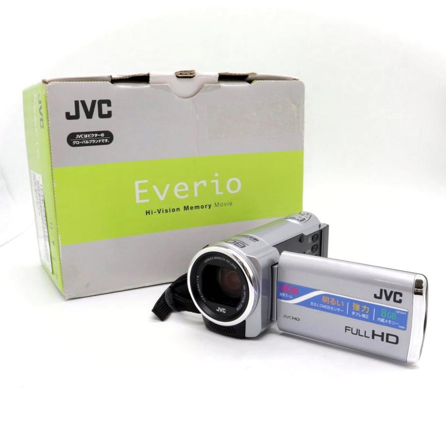 極上美品》 ビデオカメラ JVC GZ-E311-S シルバー エブリオ k3090