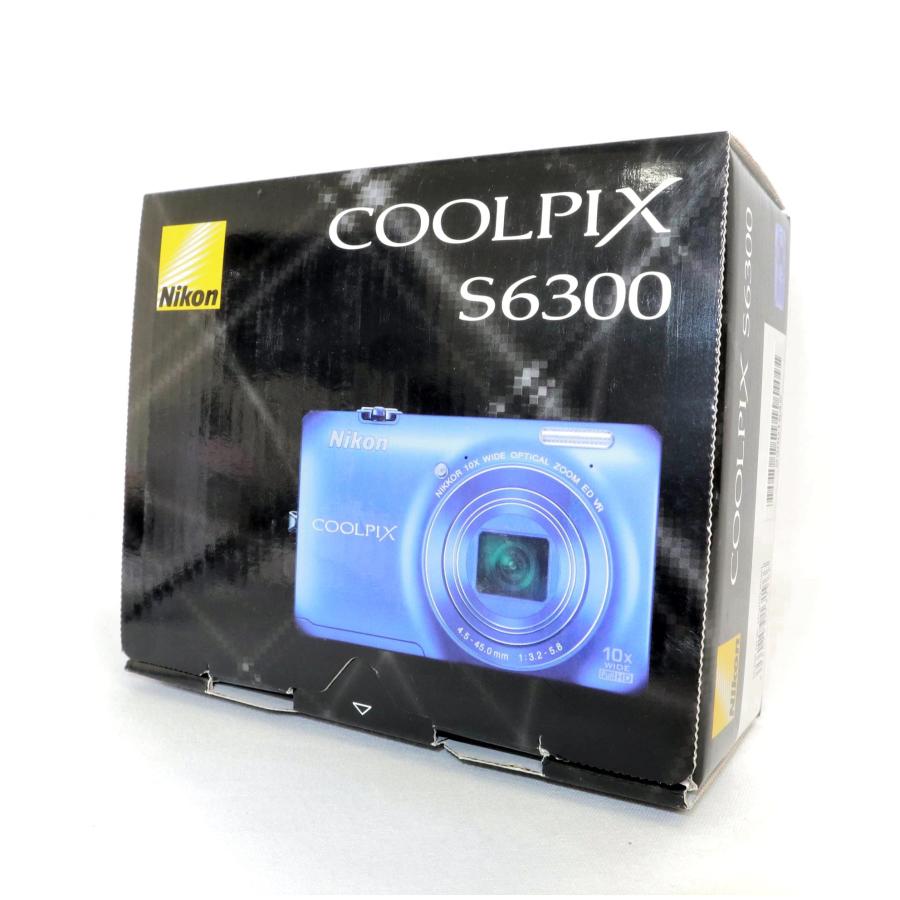新品級》デジカメ ニコン NIKON COOLPIX S6300 スタイリッシュブルー