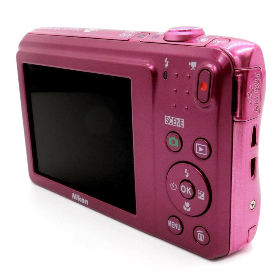 美品》 コンパクトカメラ NIKON COOLPIX S3700 ピンク ニコン コンデジ