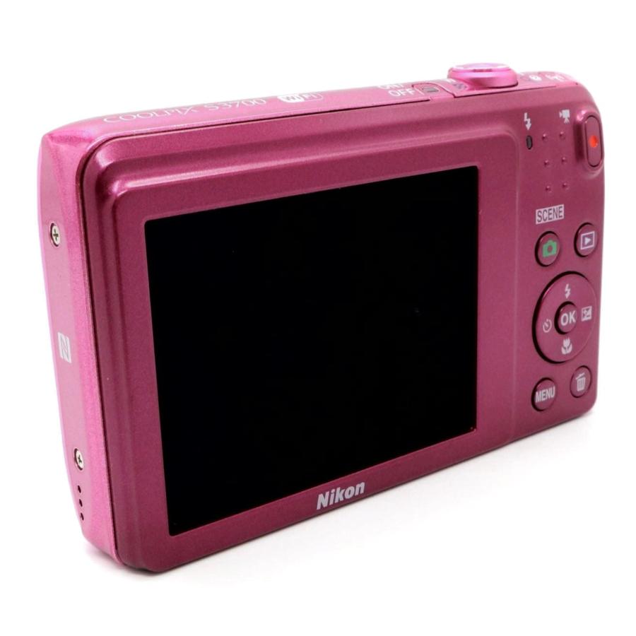 美品》 コンパクトカメラ NIKON COOLPIX S3700 ピンク ニコン コンデジ