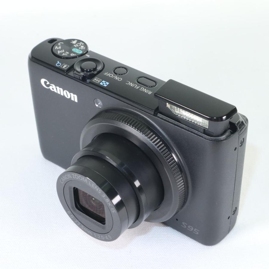 中古】 極上美品 Canon powershot S95 ブラック キャノン k2123 : りん