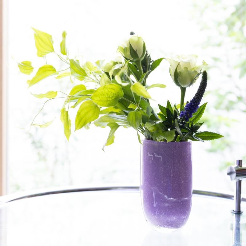 HenryDean ヘンリーディーン ジョー クロッカス ガラス花瓶 花器 : S