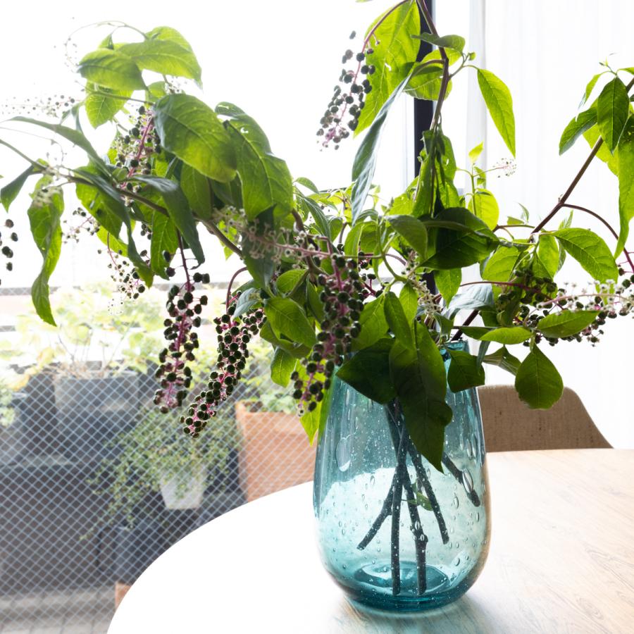 HenryDean ヘンリーディーン ストロンボリS ジャスパー ガラス花瓶