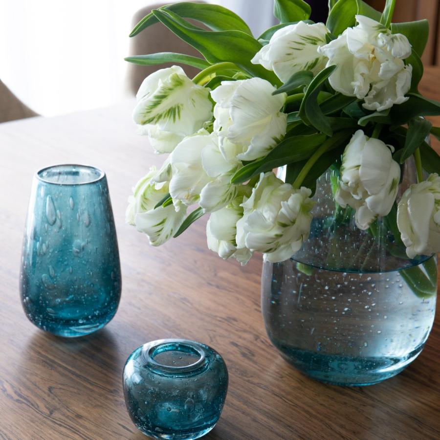 HenryDean ヘンリーディーン ストロンボリS ジャスパー ガラス花瓶