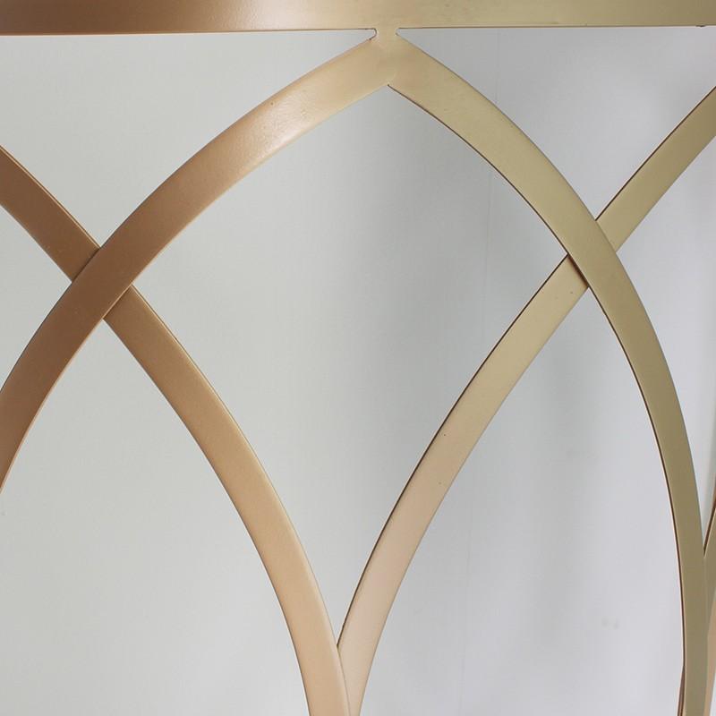 コンソール サイドテーブル 花台 アイアン メタル ゴールド シンプル