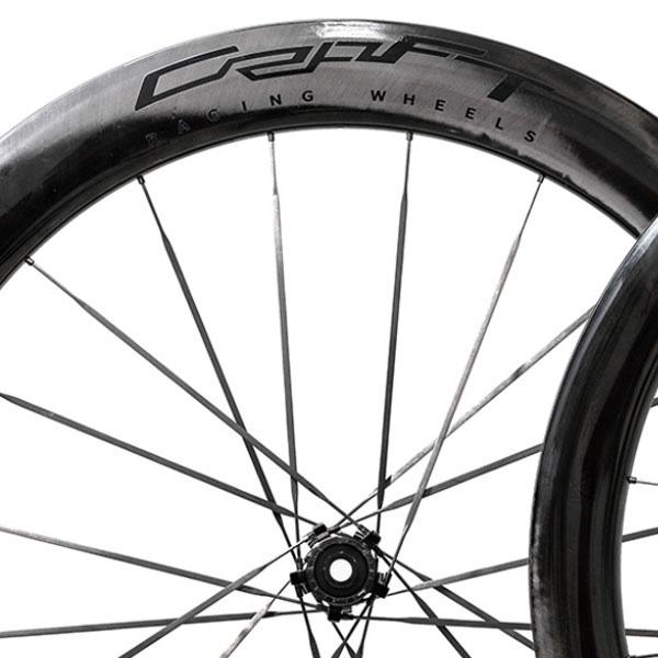 クラフトワークス CS5060 カーボンファイバー スポーク ホイールセット