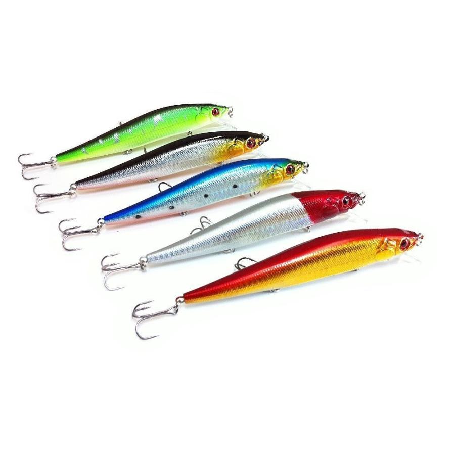 オルルド釣具 ミノー 5個セット 14cm 23g ルアー 送料無料