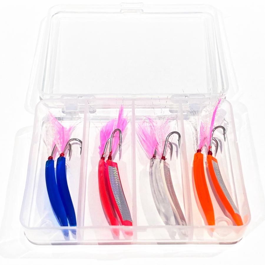 オルルド釣具 弓角 ルアー 5.8cm 2g 4色セット ライトトローリング