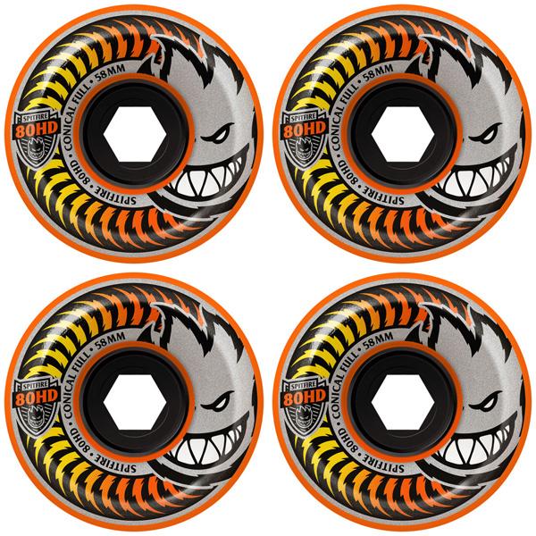 SPITFIRE WHEELS スケボー ソフトウィール SPITFIRE 80HD FADE ORANGE