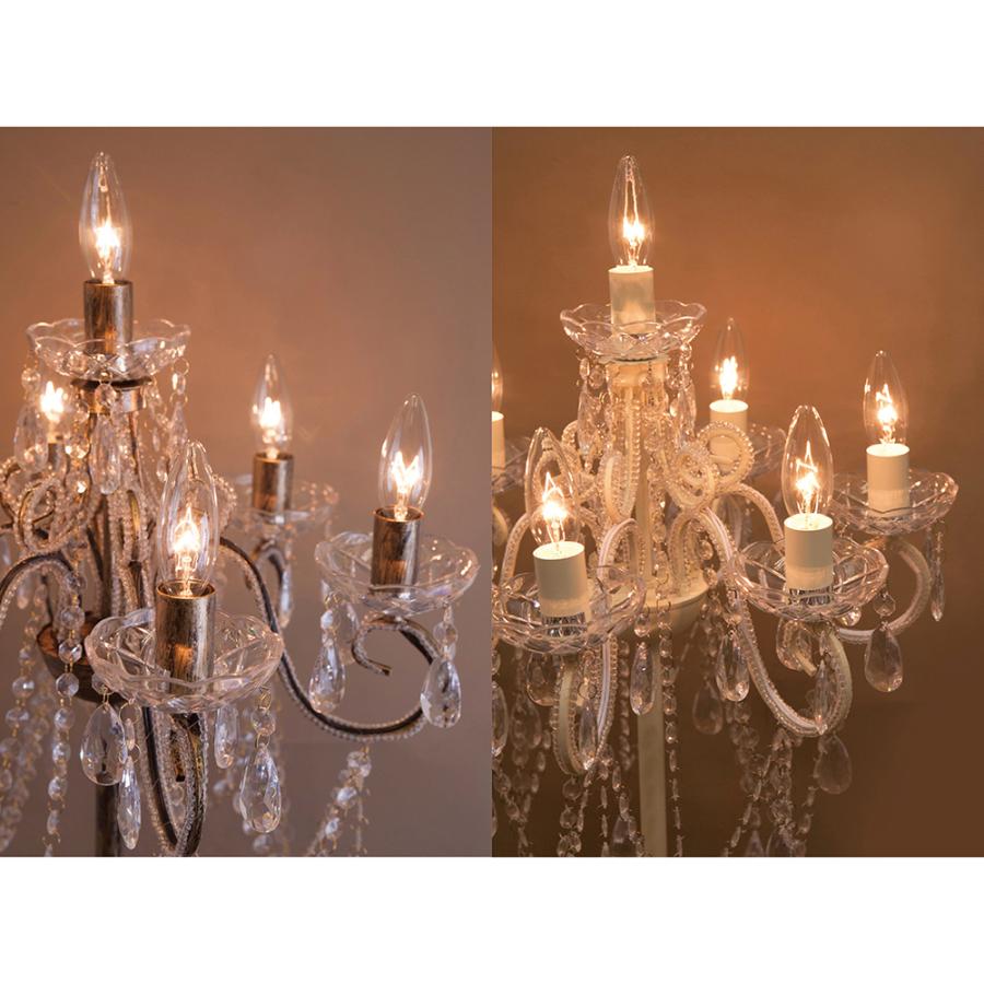 スタンドシャンデリア フロアライト 照明 フロアランプ LED対応