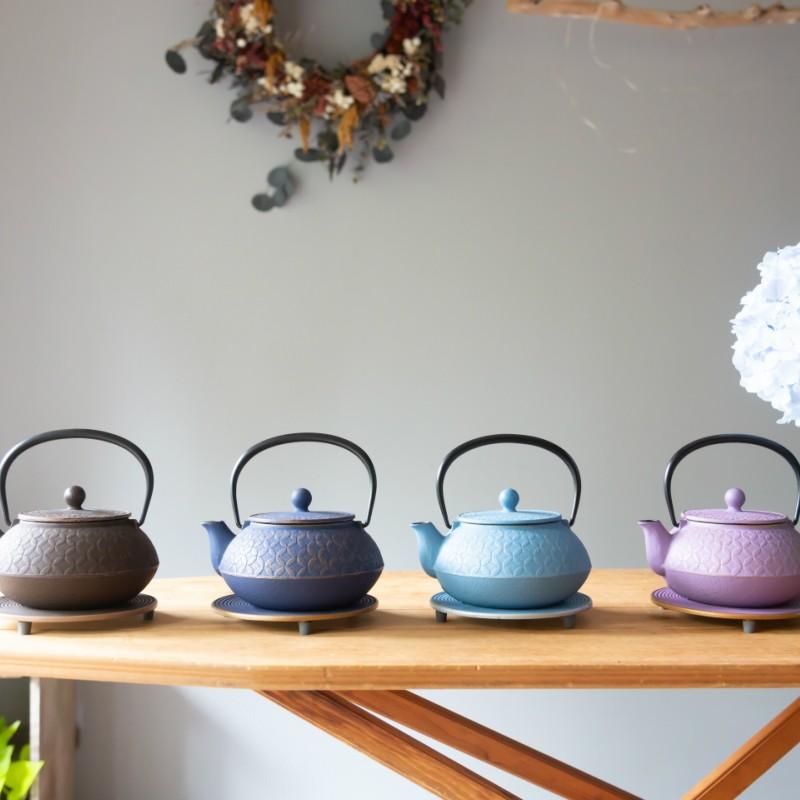 南部鉄器 岩鋳 釜敷 線引 鍋敷 急須 鉄瓶 鉄器 和食器 日本製 岩鋳