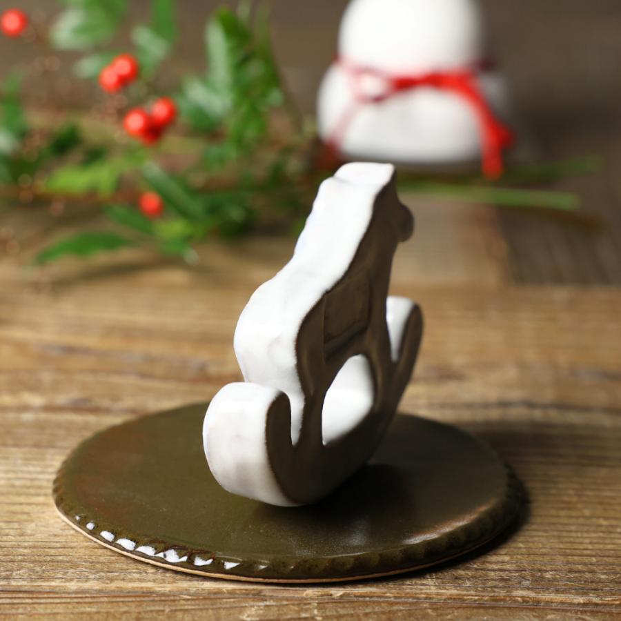 木馬 益子焼 わかさま陶芸 午年 干支 馬モチーフ オブジェ 陶器