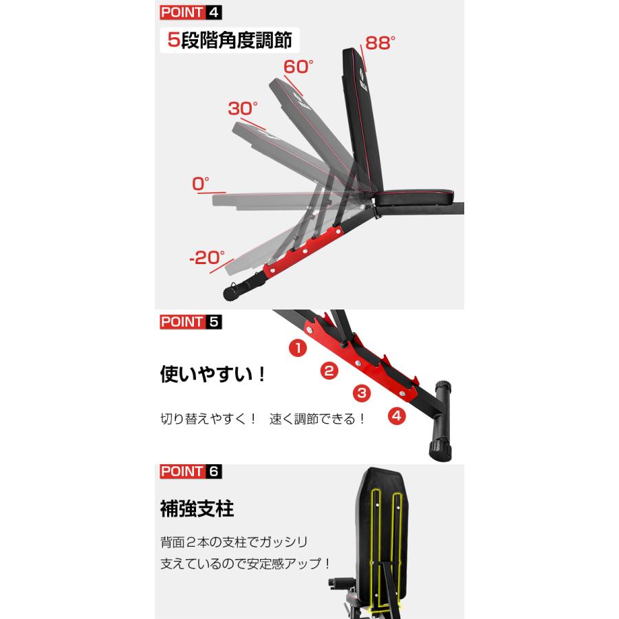 マルチベンチ フラットインクラインベンチ マルチポジションベンチ