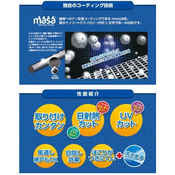 セキスイ 遮熱クールアップ 2枚 セット 100×200cm 日よけ 紫外線対策