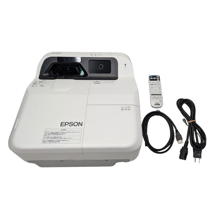 EPSON 液晶プロジェクター EB-685WT 3500lm WXGA リモコン 超短焦点
