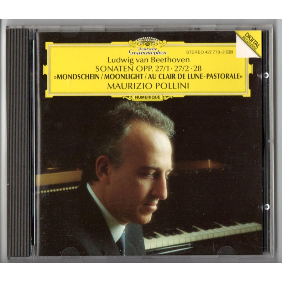 送料無料 CD 独盤 ポリーニ ベートーヴェン：ピアノ・ソナタ第13番、第