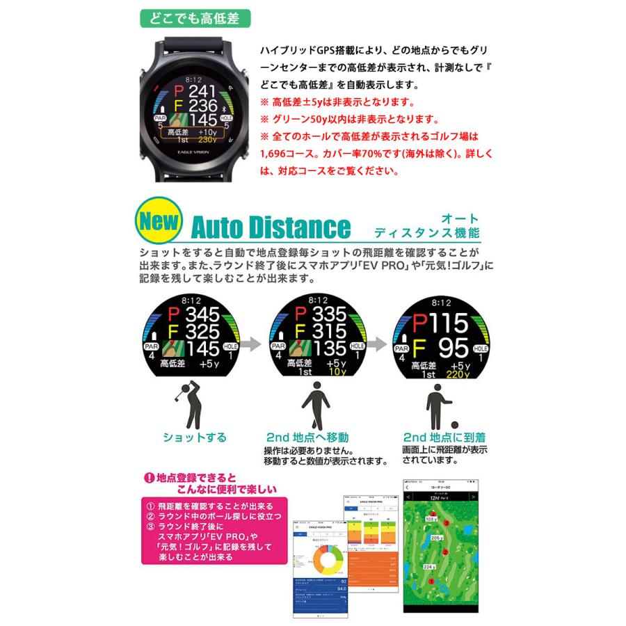 EAGLE VISION 朝日ゴルフ イーグルビジョン ウォッチエース EV-933