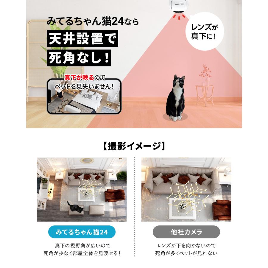 WTW 塚本無線 防犯カメラ ペットカメラ 300万画素 屋内 留守番 監視