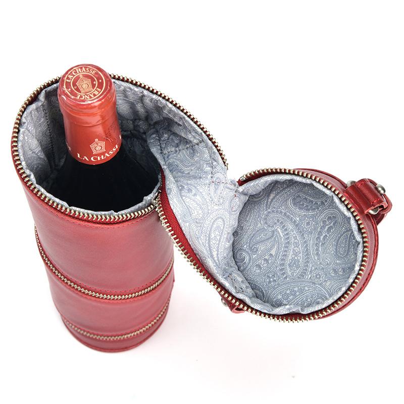 ワインバッグ レザー 日本製 本革ワインボトルケース Mサイズ ボトル