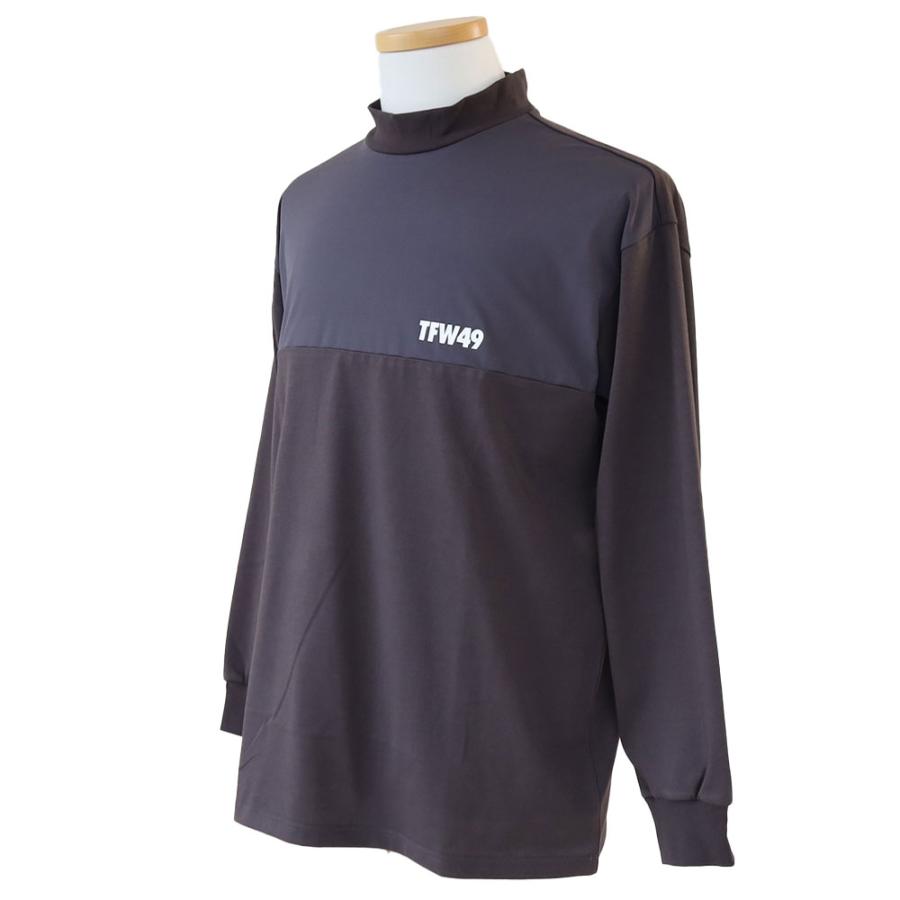 TFW49 TFW49 MOCKNECK PRINT LONG SLEEVE T モックネック プリント