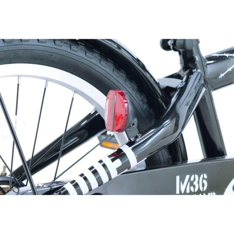 18インチ 身長108〜123cm 子供用自転車 デュエル（ブラック／ホワイト