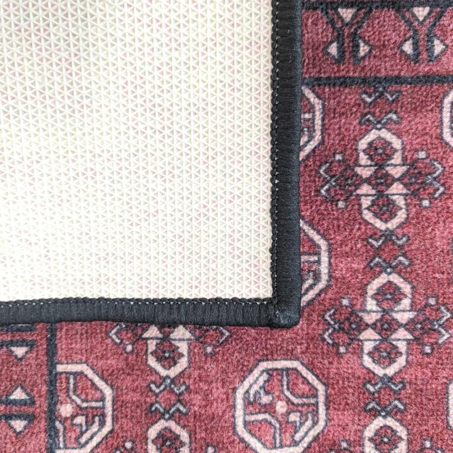 お洒落で洗えるヴィンテージ風ラグマット アフガン 140×200cm 11色 5