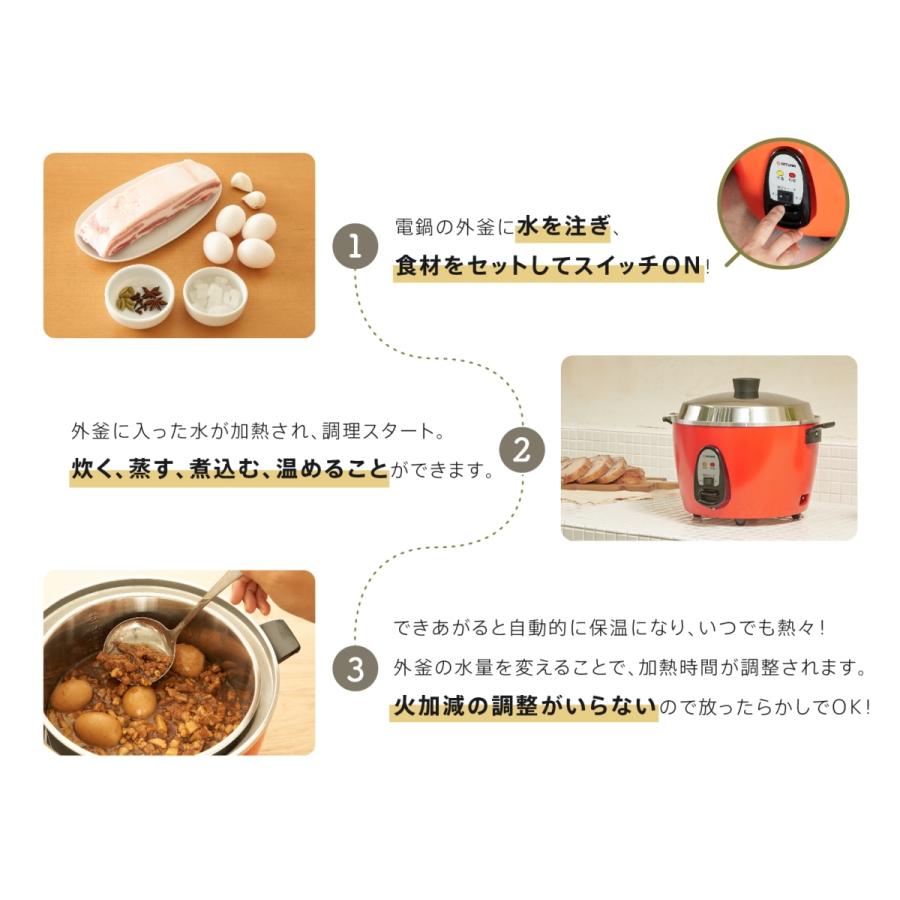 大同電鍋YAHOO公式販売店】大同電鍋 6合 Mサイズ 外鍋アルミ製 白色