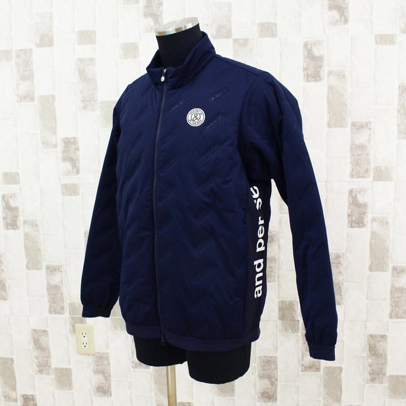 and per se（アンパスィ） ゴルフウェア メンズ 中綿ジャケット