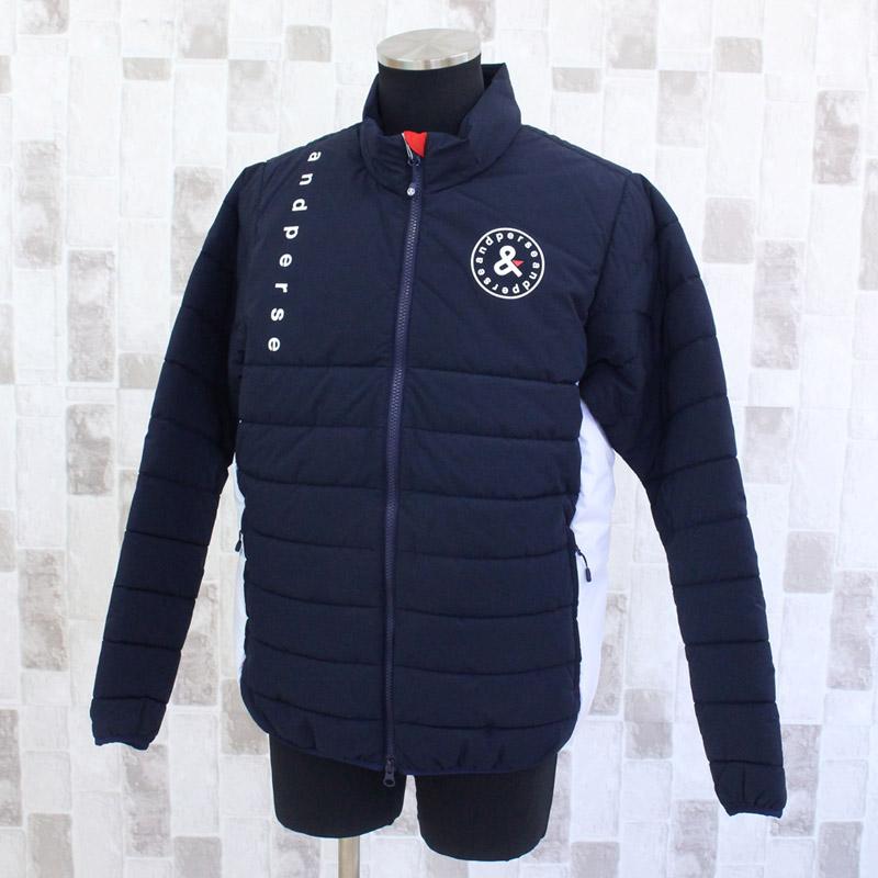 and per se（アンパスィ） ゴルフウェア メンズ 中綿ジャケット