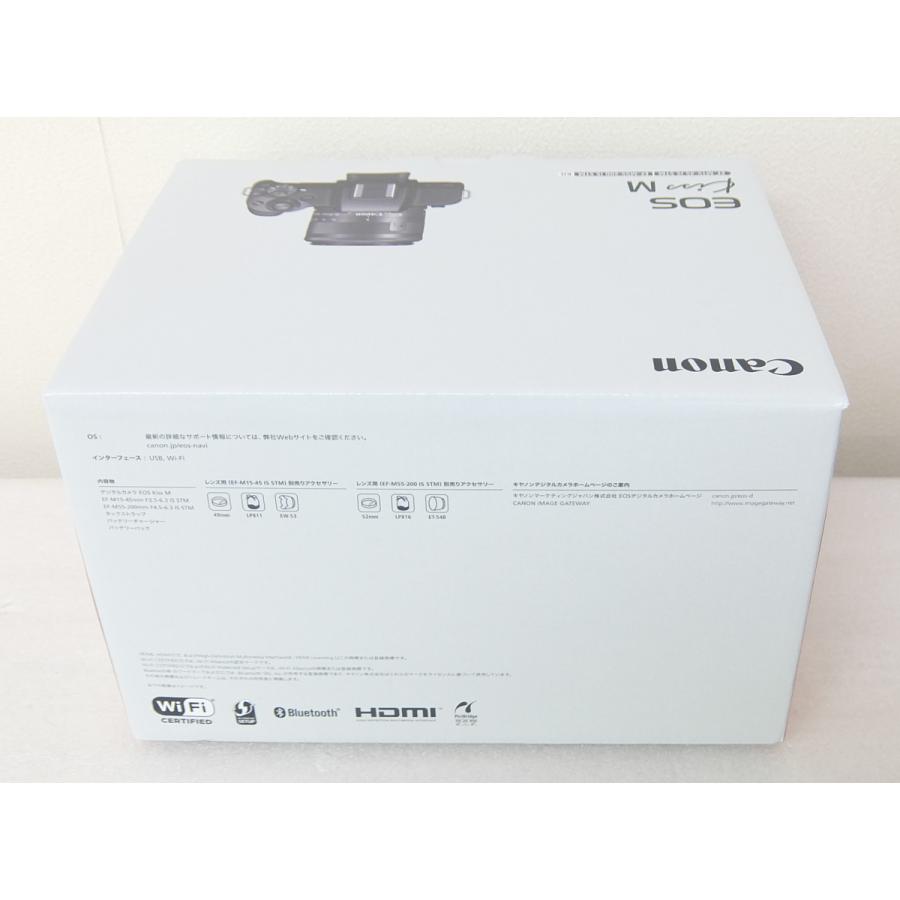 EOS Kiss キヤノン Canon M ダブルズームキット ブラック EOSKISSMBK