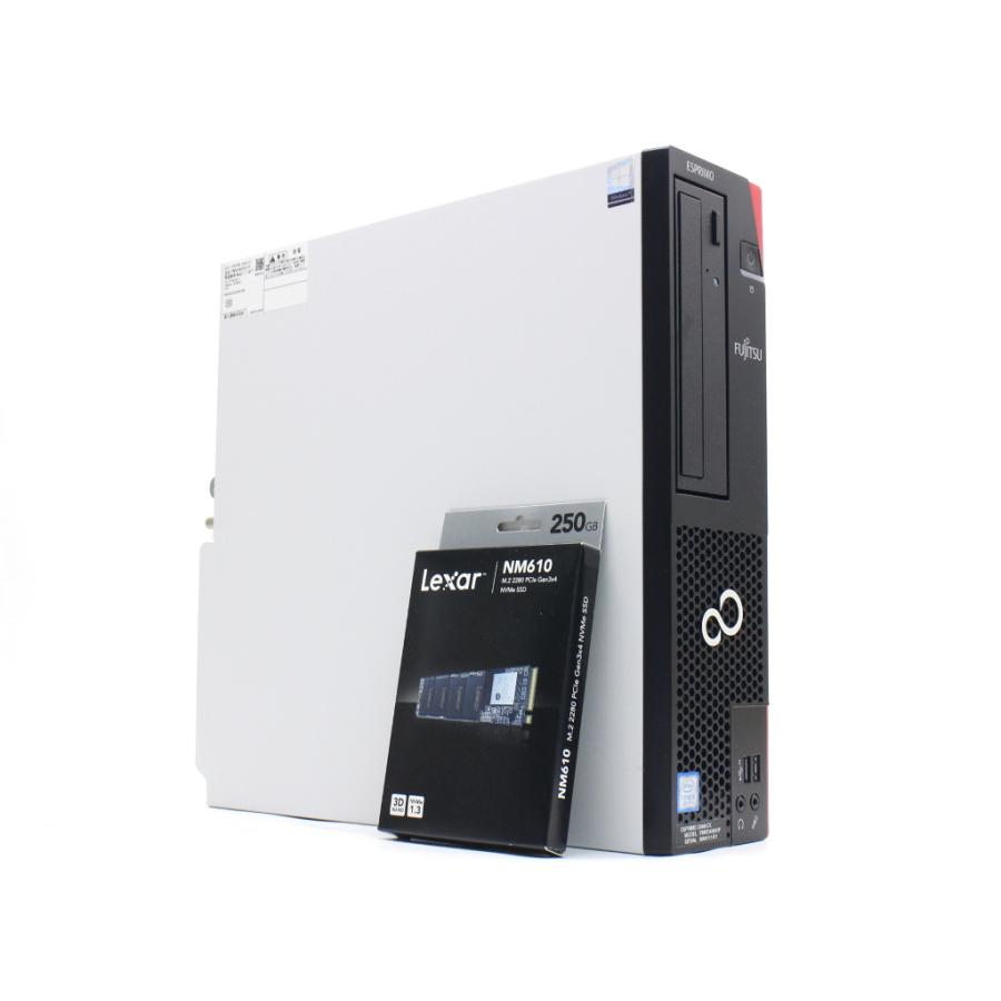 富士通 ESPRIMO D588/CX Core i5-9400 2.9GHz 16GB 250GB(M.2 NVMe SSD