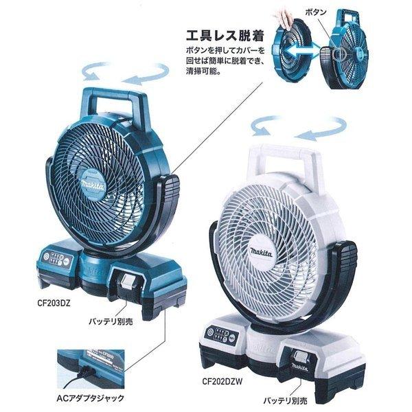 マキタ（makita） CF203DZ (青) 18V充電式ファン 本体のみ : パワー