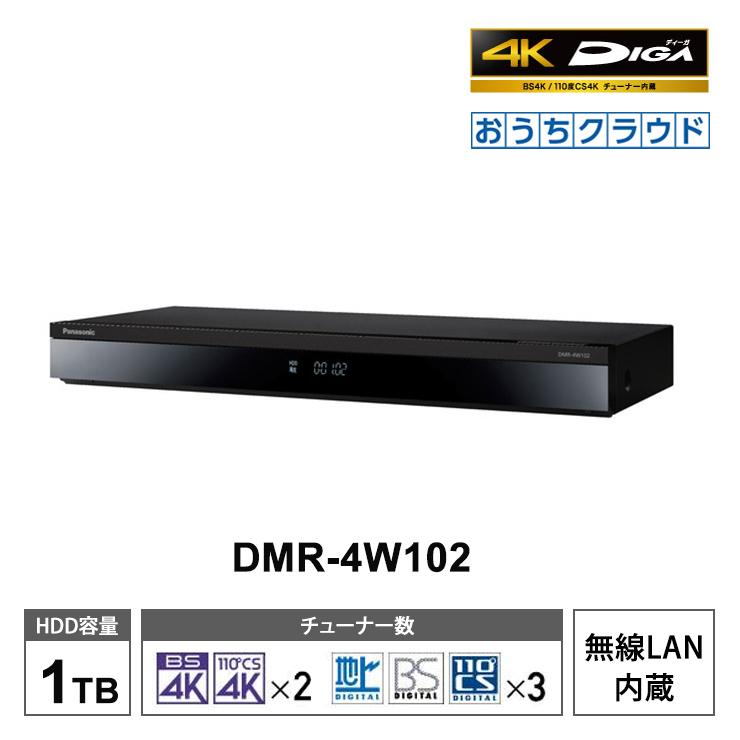 DIGA 【特価セール】 おうちクラウドDIGA(ディーガ) 4Kチューナー内蔵