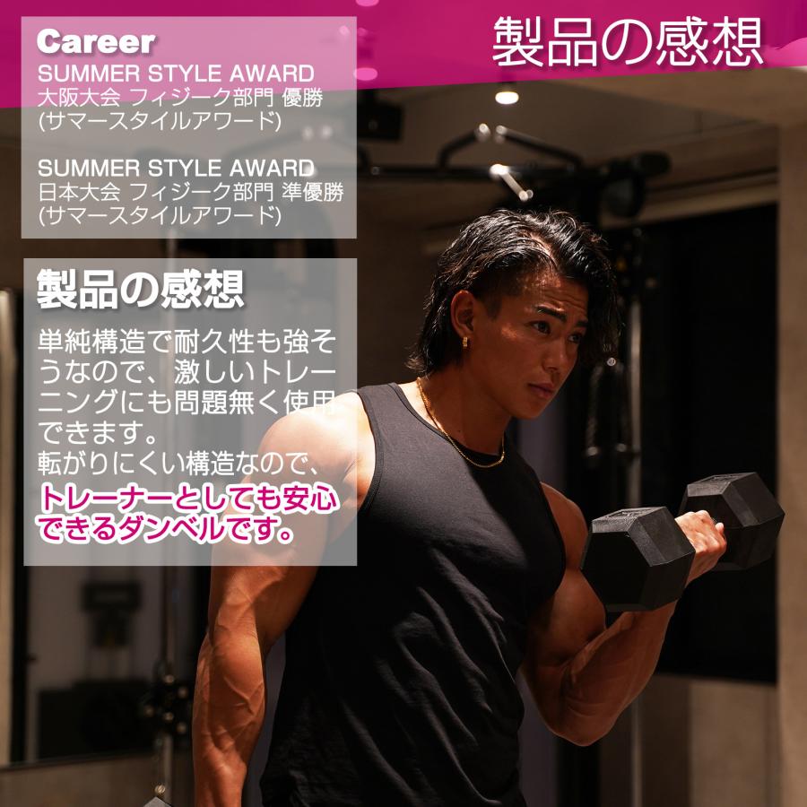 TOP FILM ダンベル 鉄アレイ 15kg 2個セット 30kg ヘックスダンベル