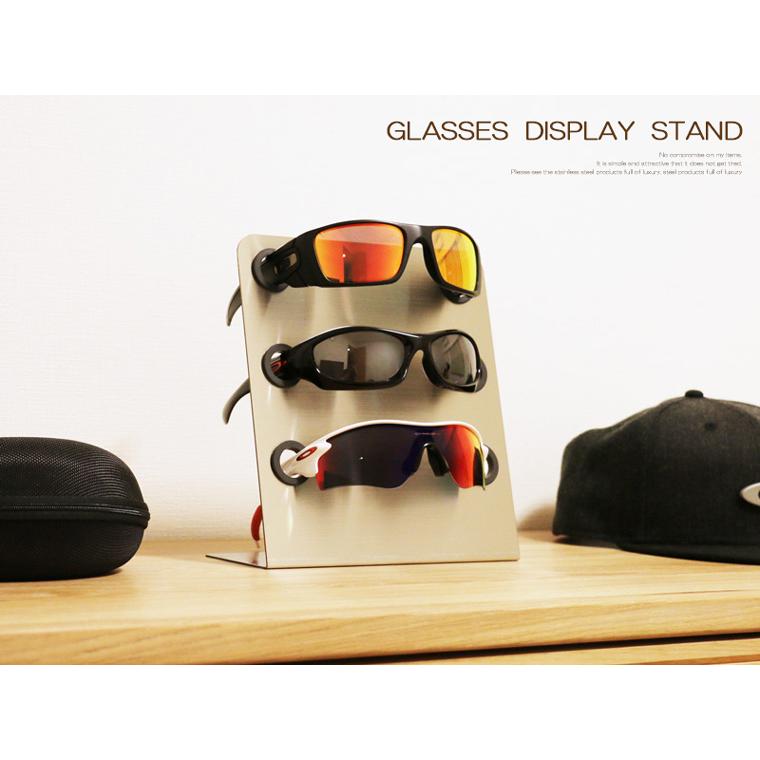 眼鏡スタンド サングラス スタンド ディスプレイ コレクション 3本用