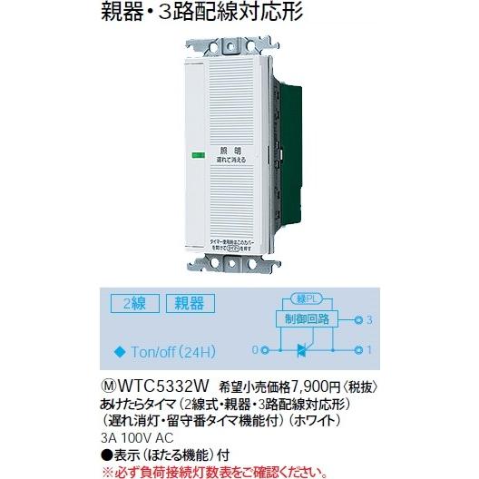 Panasonic（パナソニック） WTC5332W コスモシリーズワイド21配線器具
