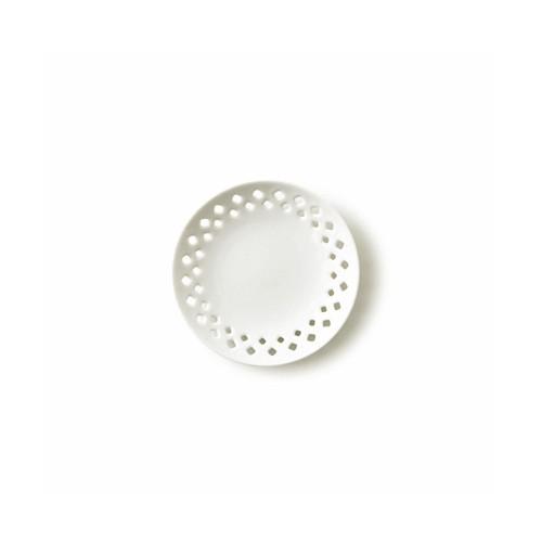 スカシ プチバスケットプレート 透かし皿 丸皿 小皿 ティーパック置き