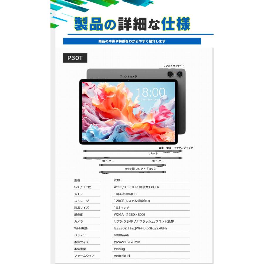 ハイスペック登場】|高速モデル| タブレット タブレットPC 本体 10