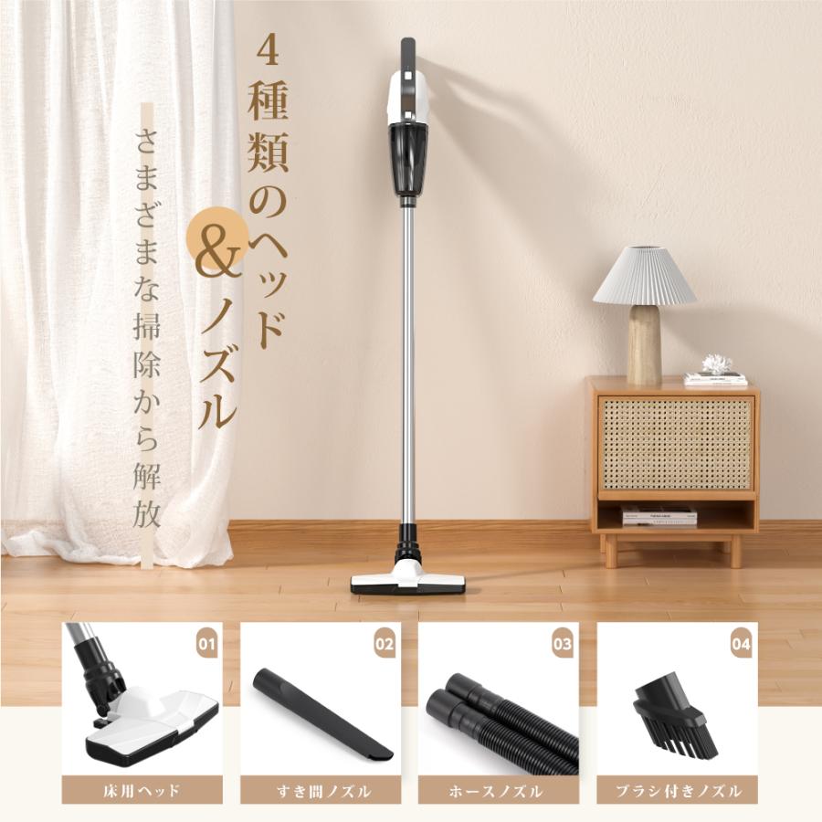 掃除機 サイクロン コードレス ハンディー クリーナー 12000pa 4種類
