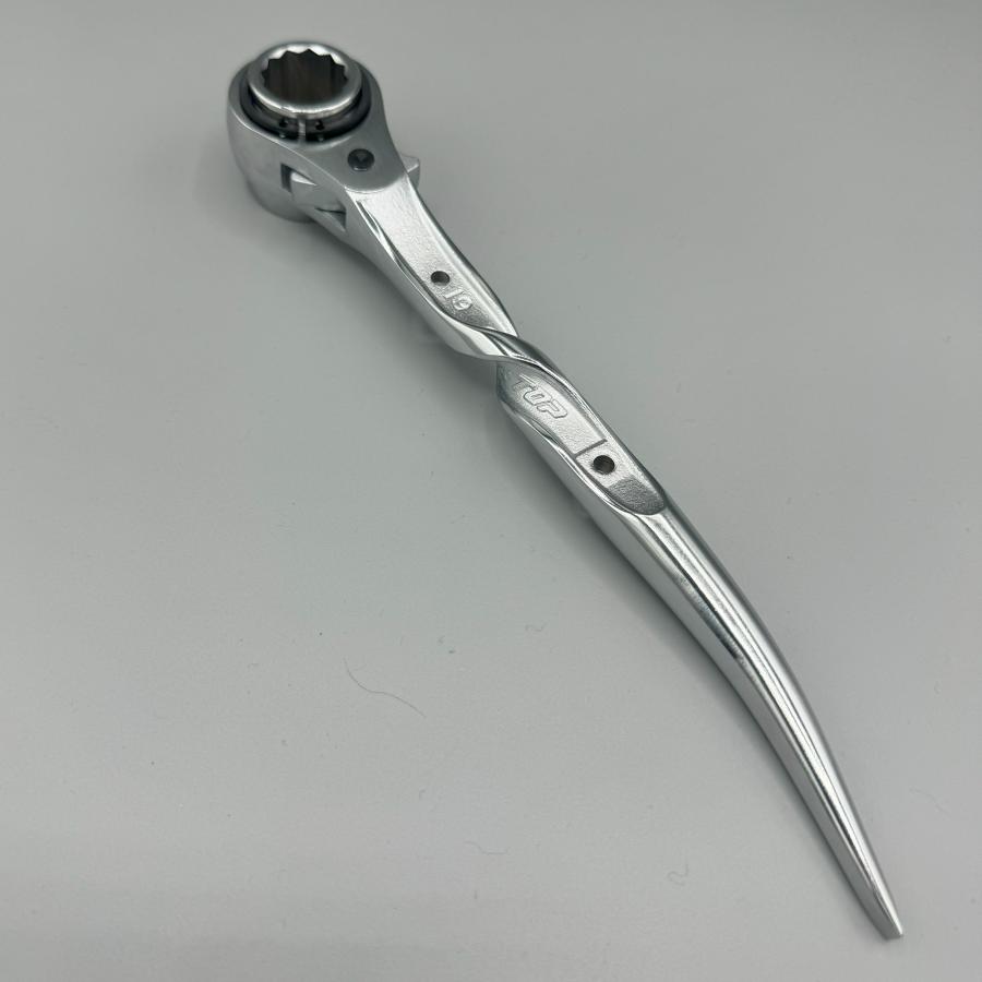 TOP工業(トップ工業) ツイスト総磨きラチェット 金×銀 日本の逸品 19