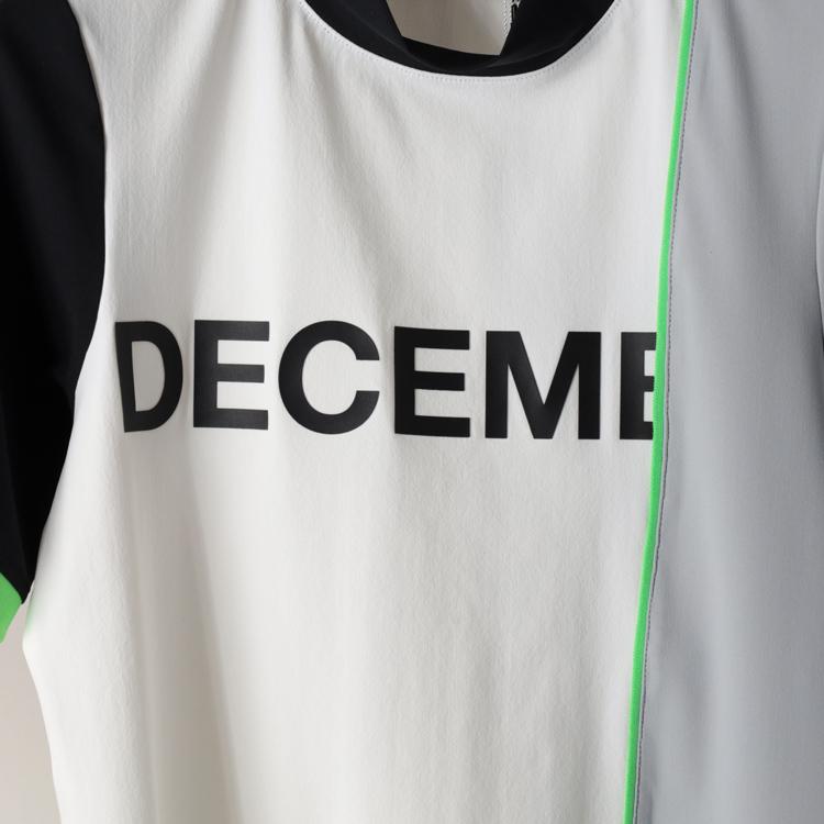 ディセンバーメイ ゴルフ モックシャツ レディース 半袖 ストレッチ