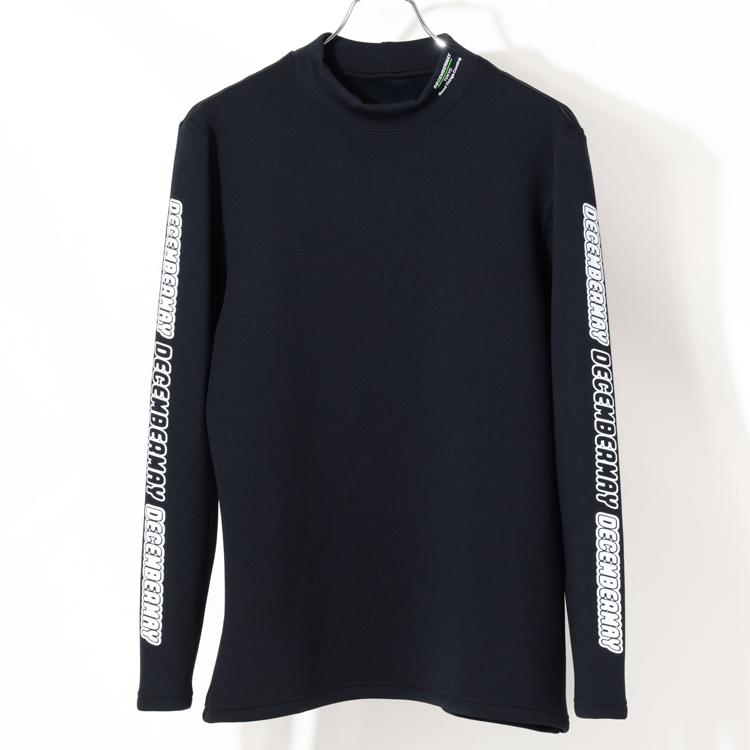 ディセンバーメイ ゴルフ モックシャツ メンズ 長袖 インナーシャツ 裏