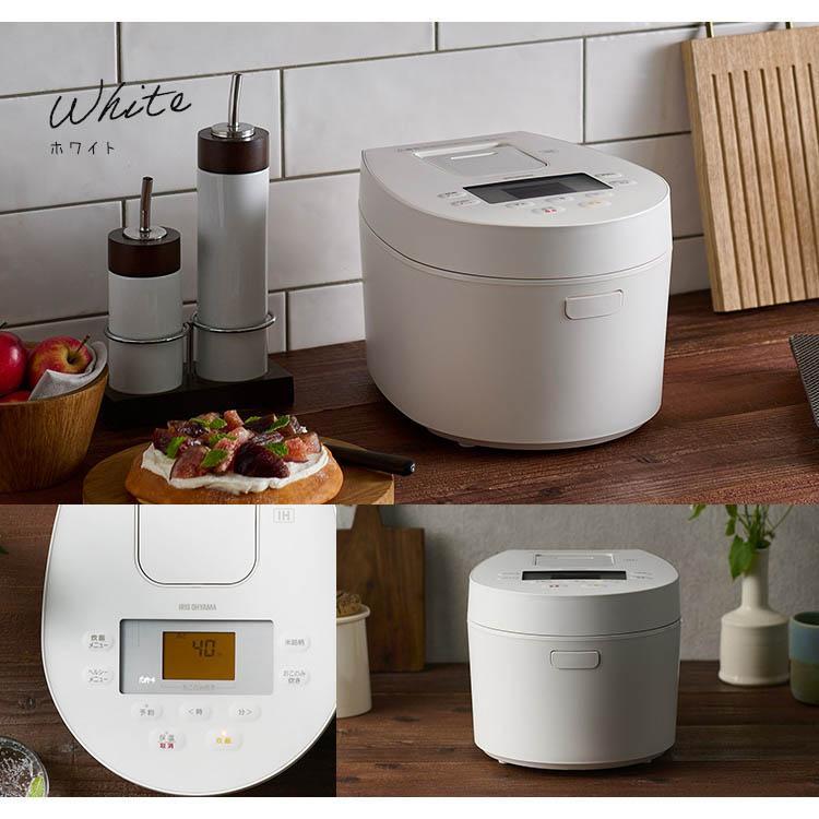 IRIS OHYAMA（アイリスオーヤマ） 炊飯器 3合炊き 一人暮らし 3合 ih