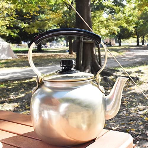 アカオアルミ 湯沸 2l アルミニウム(しゅう酸アルマイト)、ツル